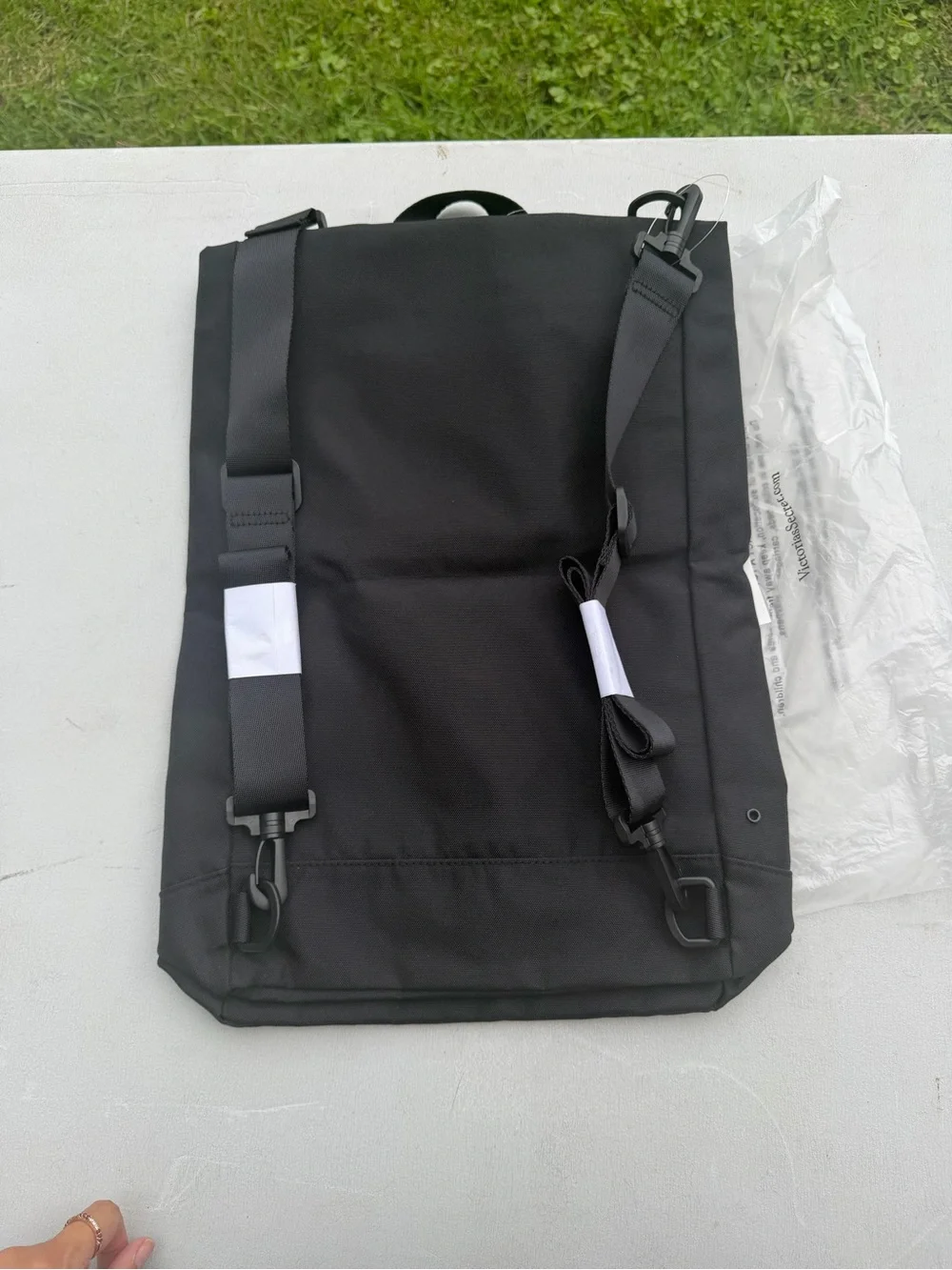 Convertible Black Backpack and tote bag